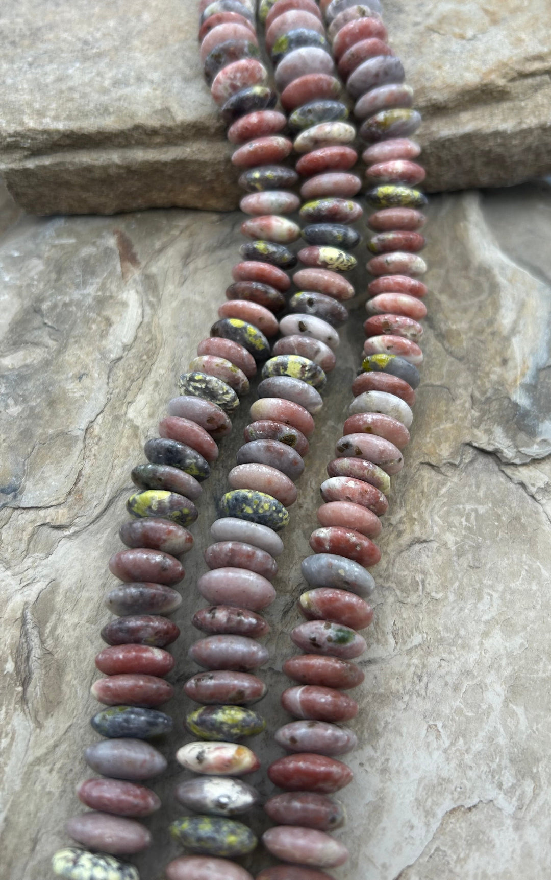Pink Moonstone 14mm Saucer Beads 16 Inch Strand - Moonstone