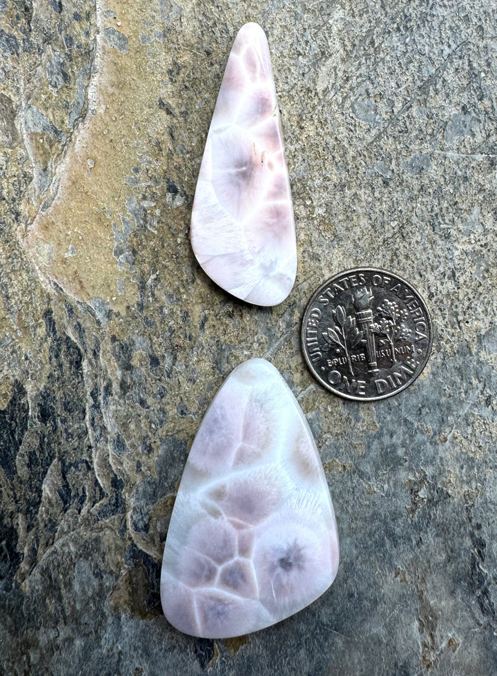 Pink Natrolite (Indonesia) Freeform Cabochon (Select