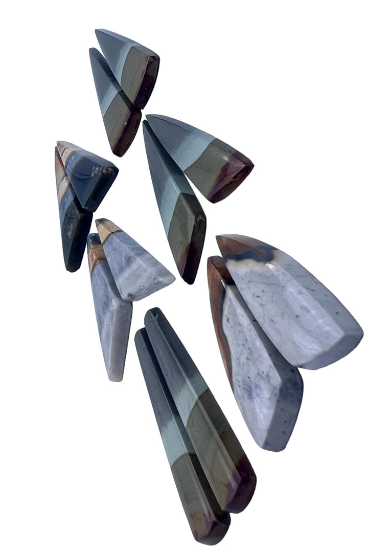 Polychrome Jasper Cabochon Pairs Various Shapes (Only C,D,E