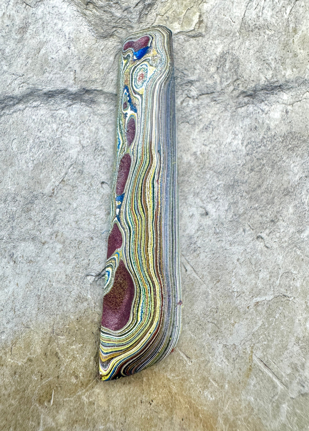 Priemium Fordite/ Detroit Agate Colorful Freeform Cabochon