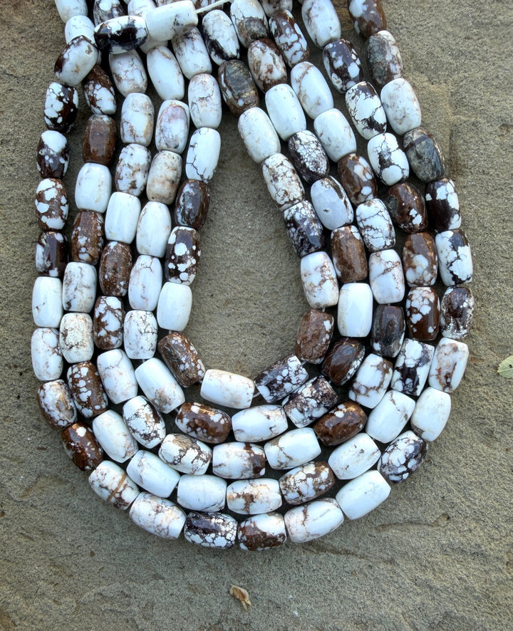 RARE AA+ Arizona Wild Horse BIG Barrel Beads 9x15mm ONE 16