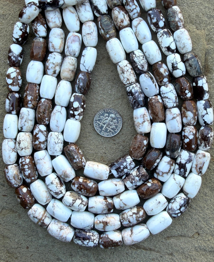 RARE AA+ Arizona Wild Horse BIG Barrel Beads 9x15mm ONE 16