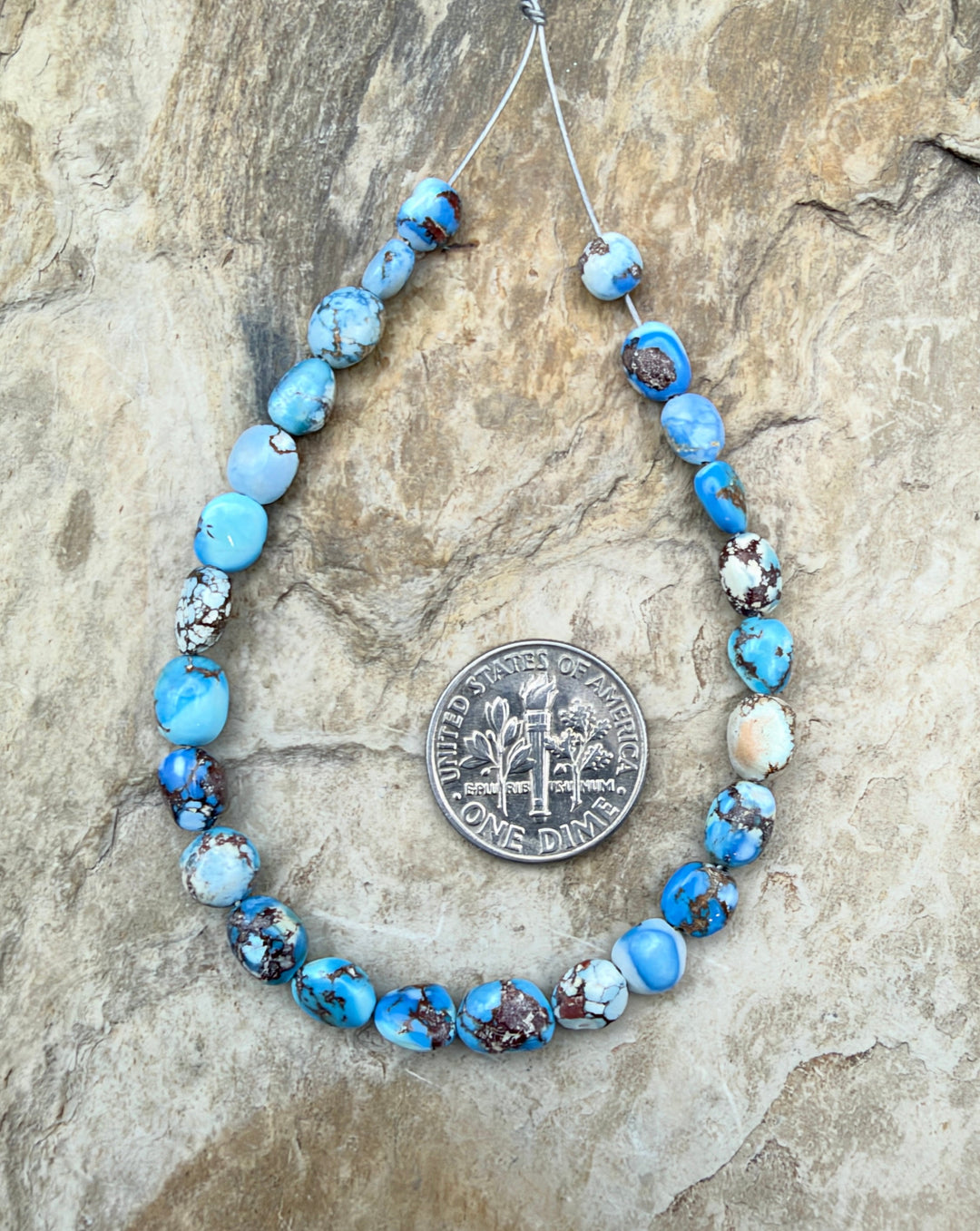 RARE AA+ Golden Hills Turquoise (Kazakhstan) 4.5-6mm