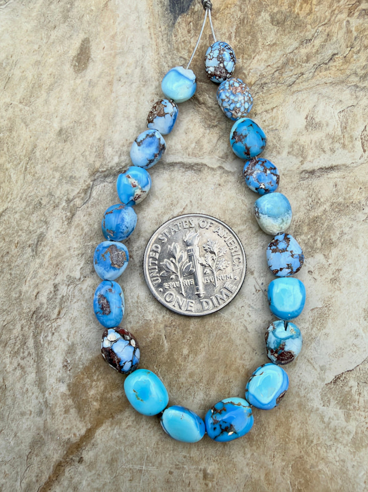 RARE AA+ Golden Hills Turquoise (Kazakhstan) 5-7mm