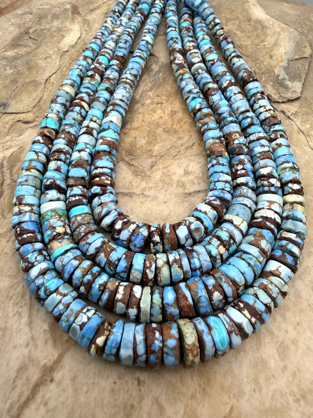 RARE AA+ Golden Hills Turquoise (Kazakhstan) Chunky Rustic