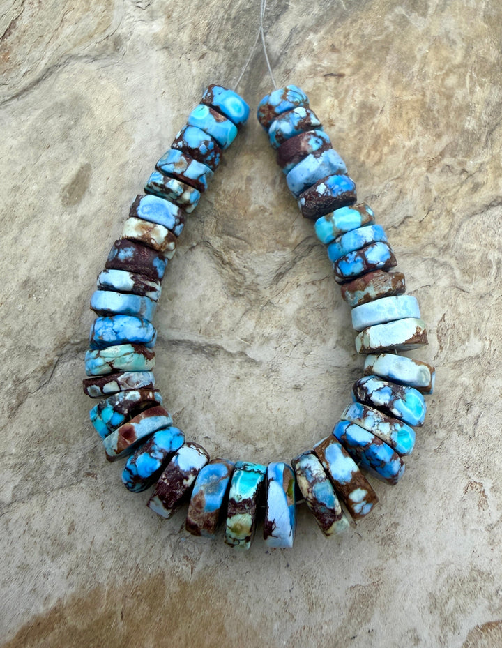 RARE AA+ Golden Hills Turquoise (Kazakhstan) Chunky Rustic