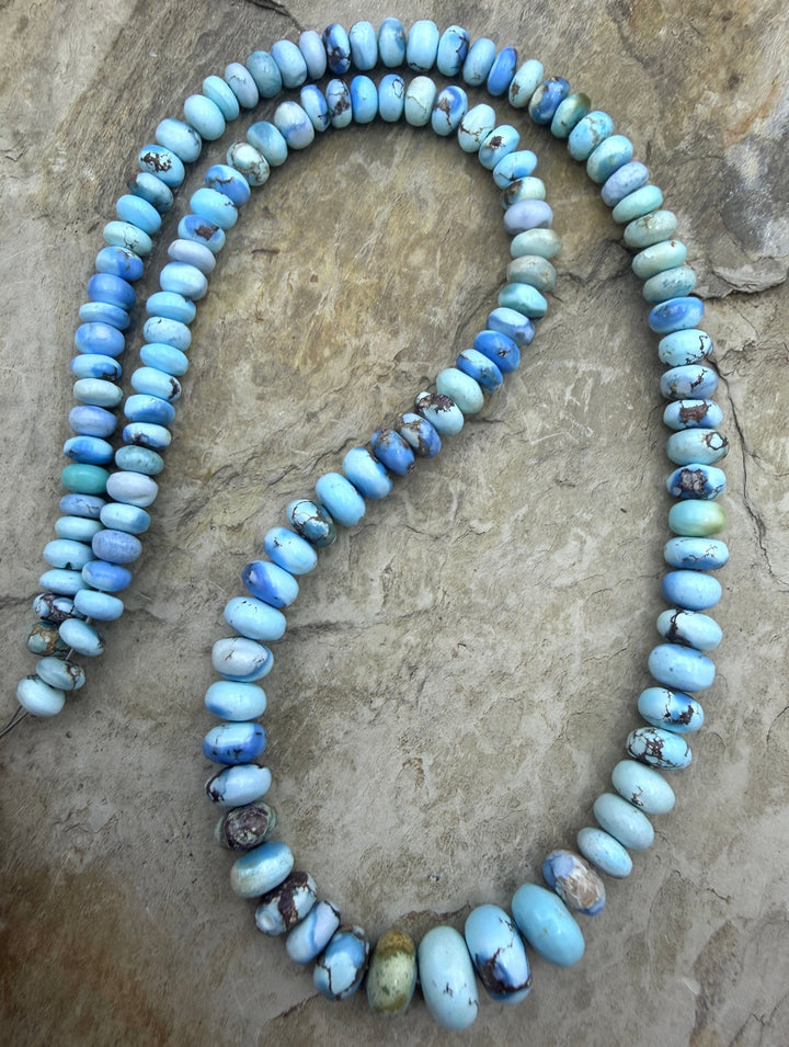 RARE AA+ Golden Hills Turquoise (Kazakhstan) Handcut 5-8mm