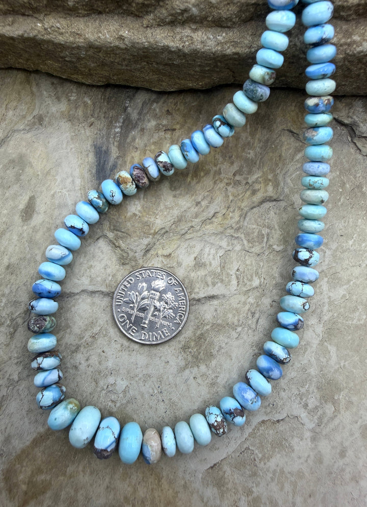 RARE AA+ Golden Hills Turquoise (Kazakhstan) Handcut 5-8mm
