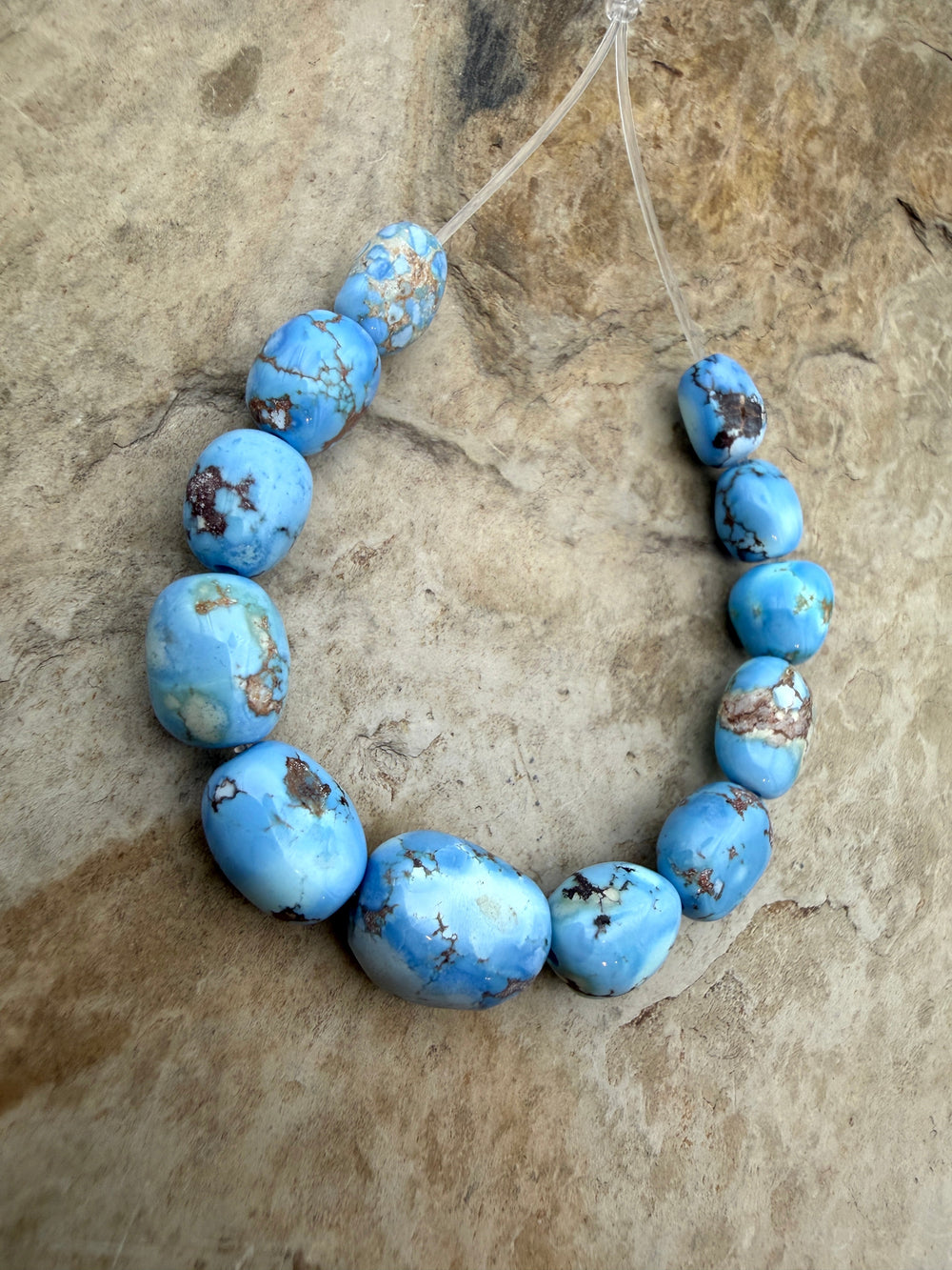RARE AA+ Golden Hills Turquoise (Kazakhstan) Large Rounded