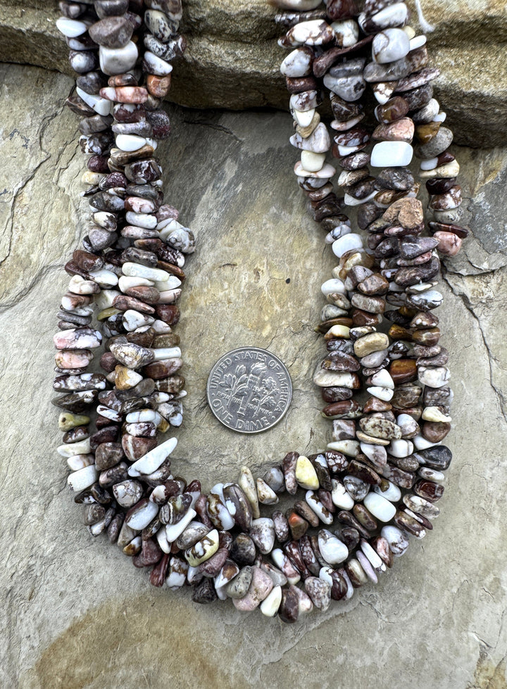 RARE AAA+ Arizona Wild Horse 4-6mm Chip Beads Strand 18