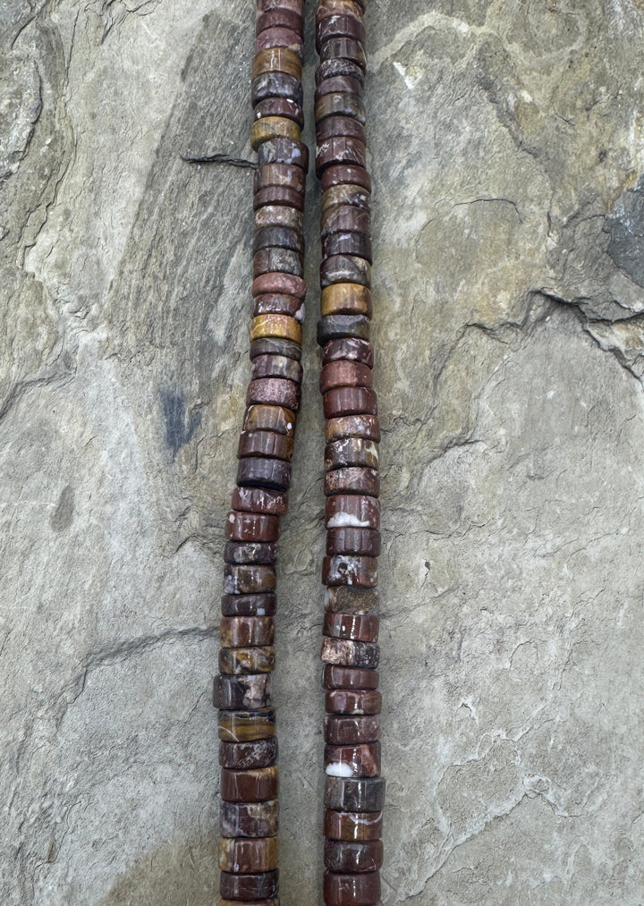 RARE AAA + Arizona Wild Horse 5mm Heishi Bead Strand 9 inch