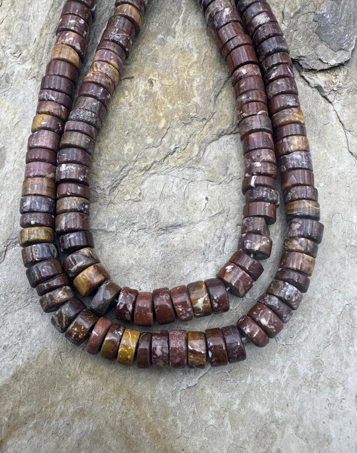 RARE AAA + Arizona Wild Horse 5mm Heishi Bead Strand 9 inch