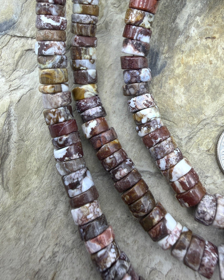 RARE AAA+ Arizona Wild Horse 5mm Heishi Beads Strand 16