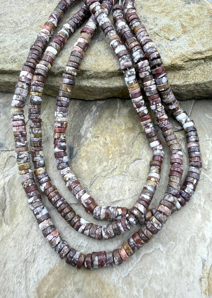 RARE AAA+ Arizona Wild Horse 5mm Heishi Beads Strand 16