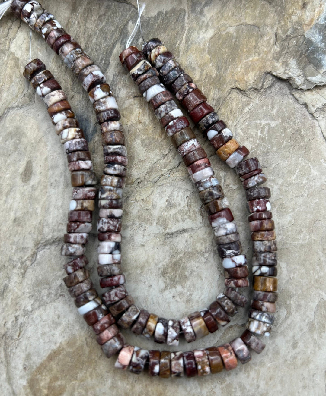 RARE AAA+ Arizona Wild Horse 5mm Heishi Beads Strand ONE 8