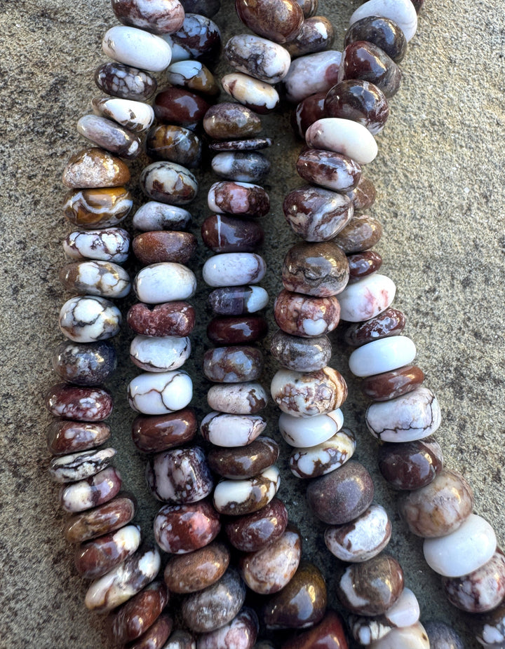 RARE AAA+ Arizona Wild Horse 7-8x3-5mm Smooth Nugget Beads