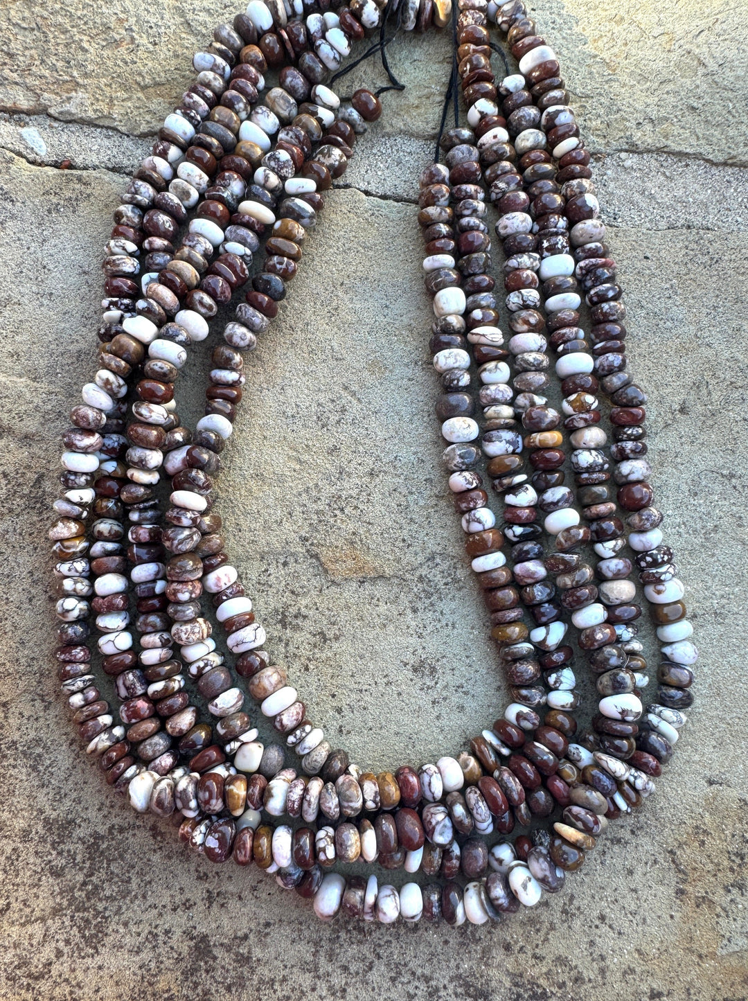 RARE AAA+ Arizona Wild Horse 7-8x3-5mm Smooth Nugget Beads