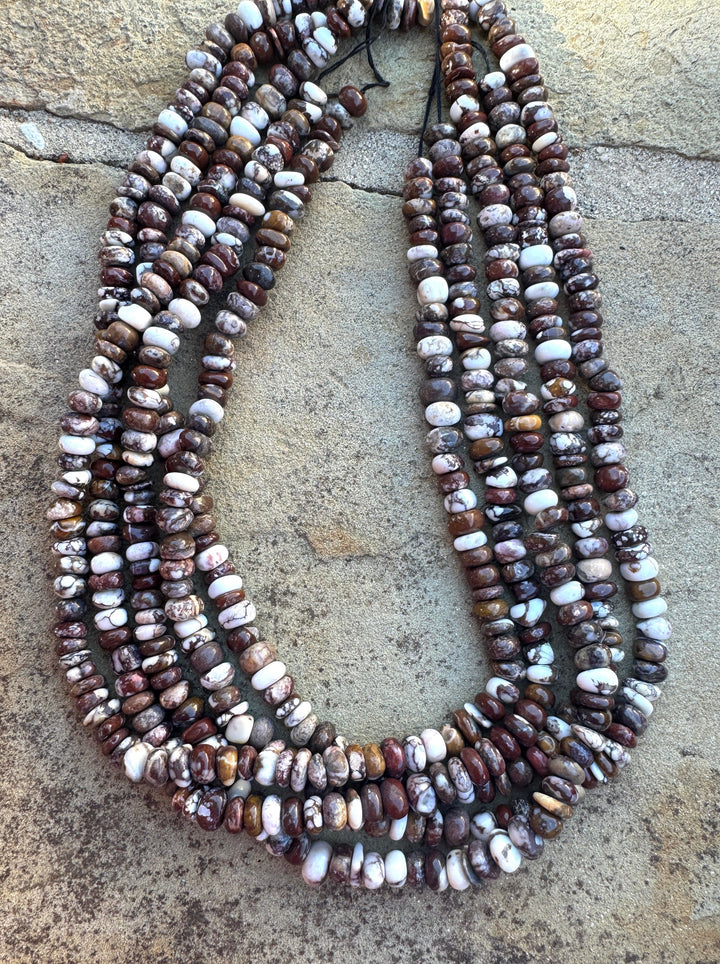 RARE AAA+ Arizona Wild Horse 7-8x3-5mm Smooth Nugget Beads