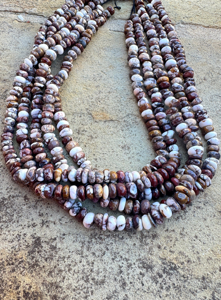 RARE AAA+ Arizona Wild Horse 7-8x3-5mm Smooth Nugget Beads