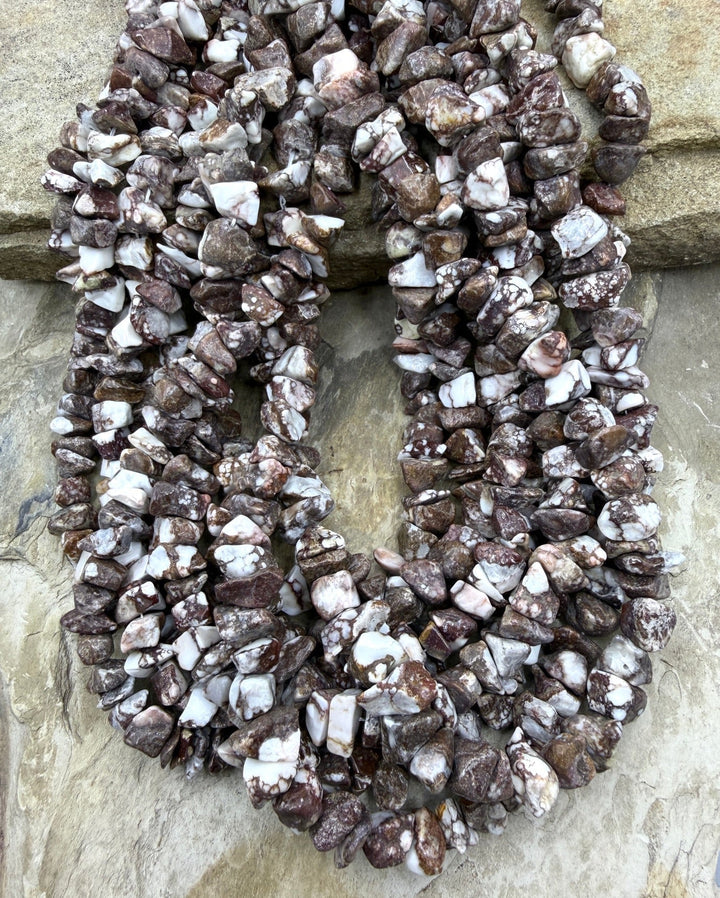 RARE AAA+ Arizona Wild Horse BIG Chip Beads 8-12mm Strand