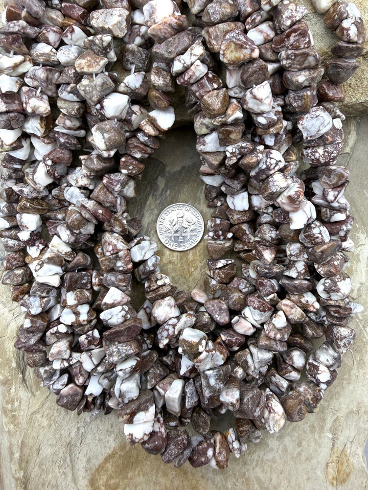 RARE AAA+ Arizona Wild Horse BIG Chip Beads 8-12mm Strand