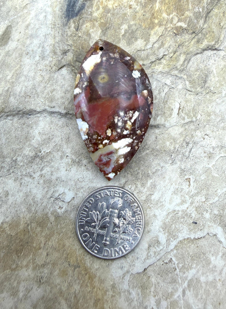 RARE AAA+ Arizona Wild Horse Focal Pendant Bead 21x33mm