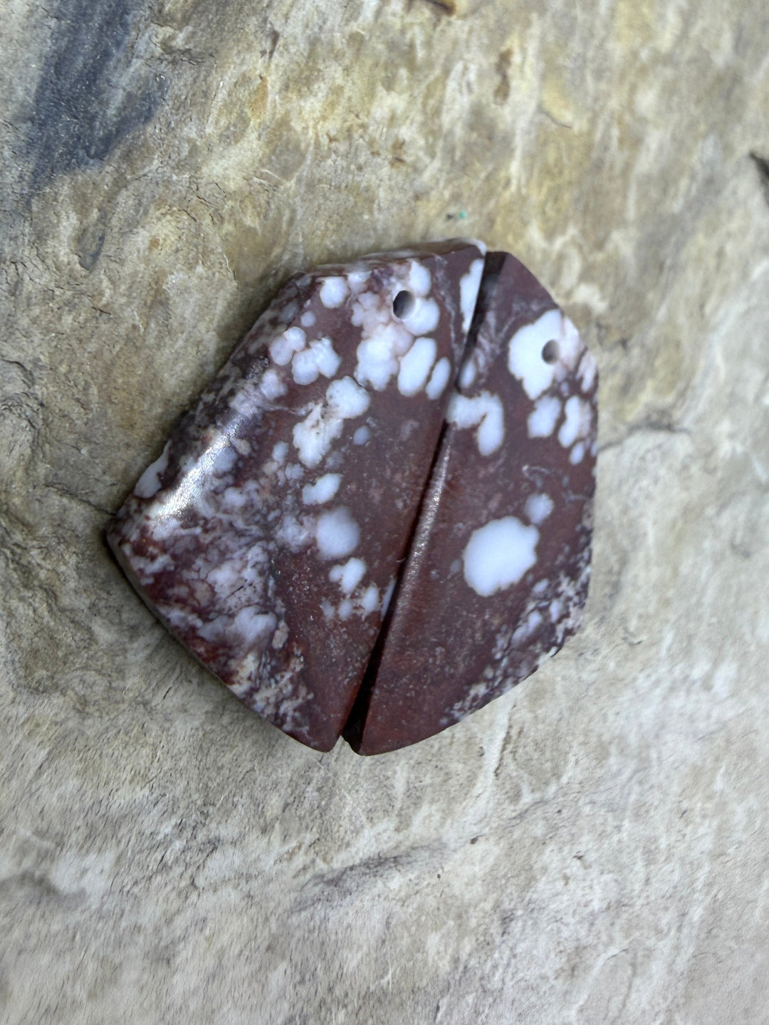 RARE AAA+ Arizona Wild Horse Matching Earring Slab Bead