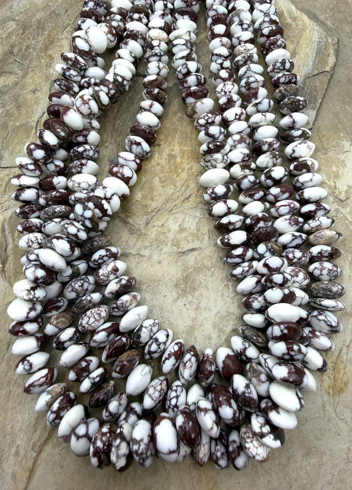 RARE AAA+ Arizona Wild Horse Saucer 10mm Beads ONE 18 inch