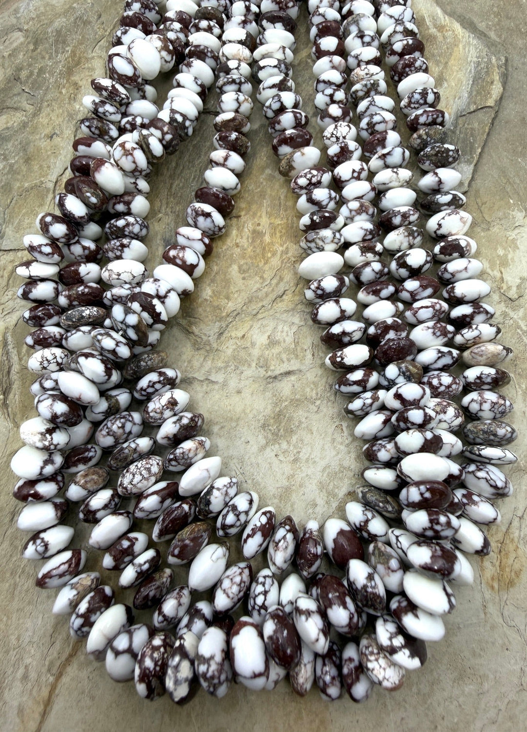 RARE AAA+ Arizona Wild Horse Saucer 10mm Beads ONE 18 inch