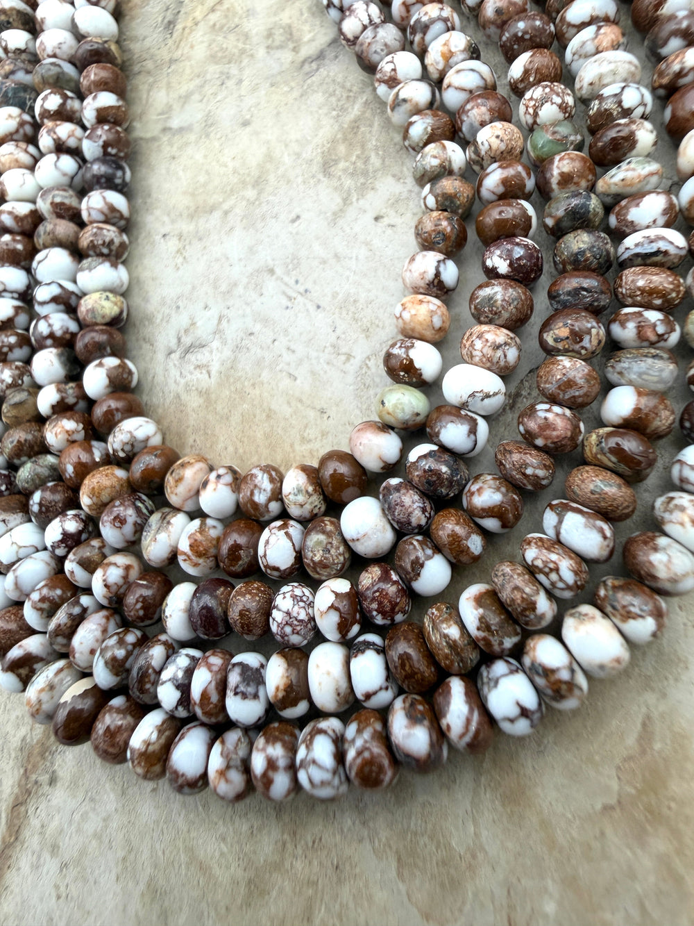 RARE AAA+ Arizona Wild Horse Small Rondelle Beads 4mm (More