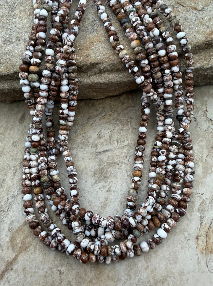 RARE AAA+ Arizona Wild Horse Small Rondelle Beads 4mm (More