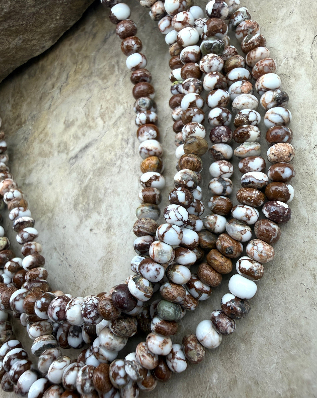 RARE AAA+ Arizona Wild Horse Small Rondelle Beads 4mm (More