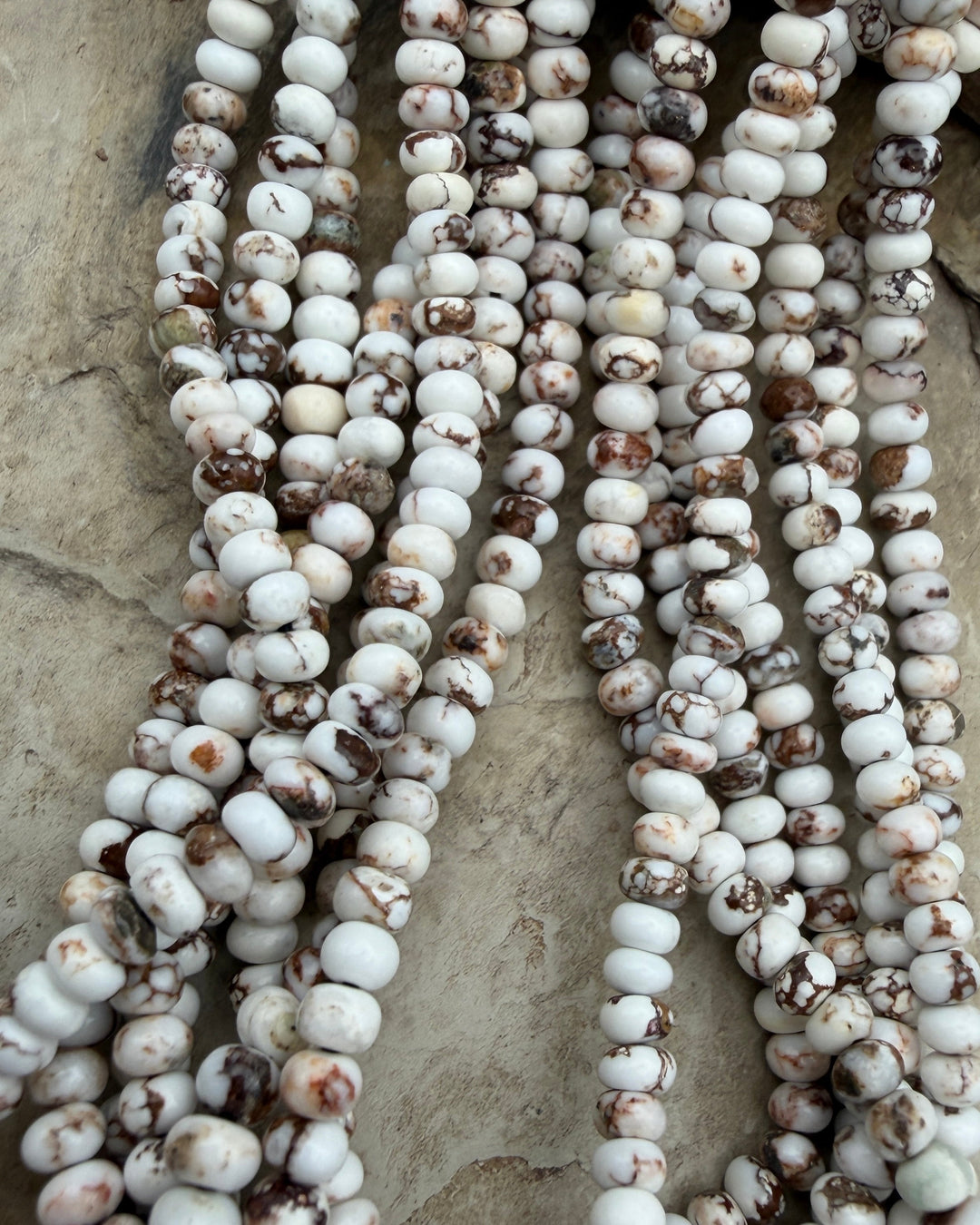 RARE AAA+ Arizona Wild Horse Small Rondelle Beads 4mm (More