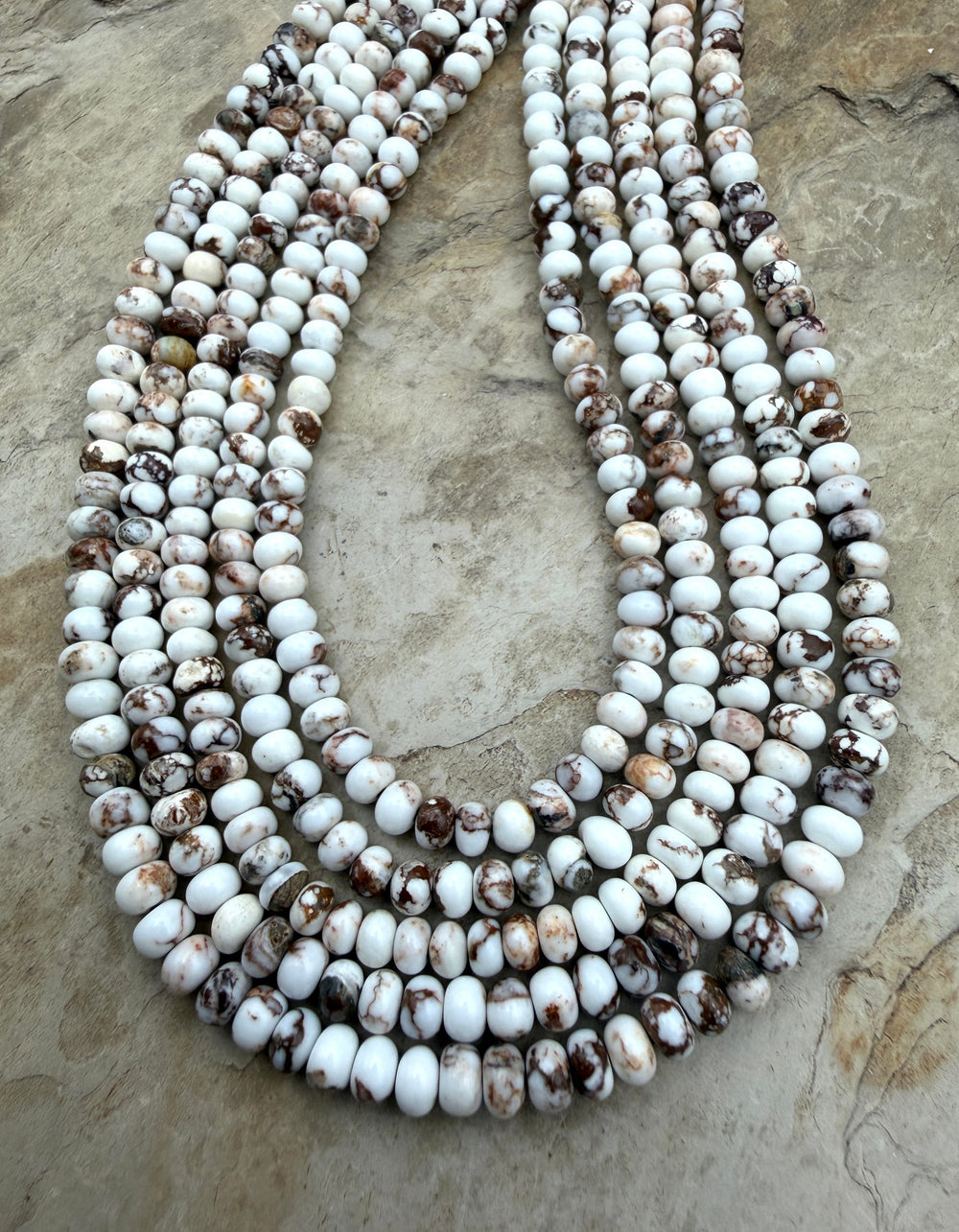 RARE AAA+ Arizona Wild Horse Small Rondelle Beads 4mm (More