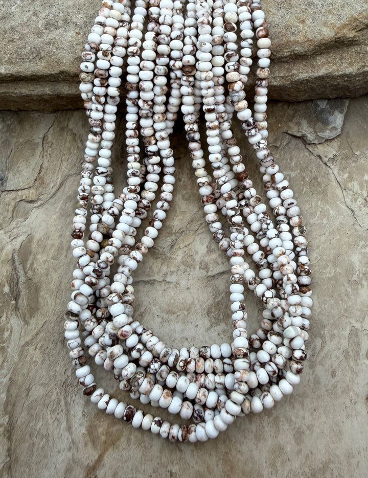 RARE AAA+ Arizona Wild Horse Small Rondelle Beads 4mm (More
