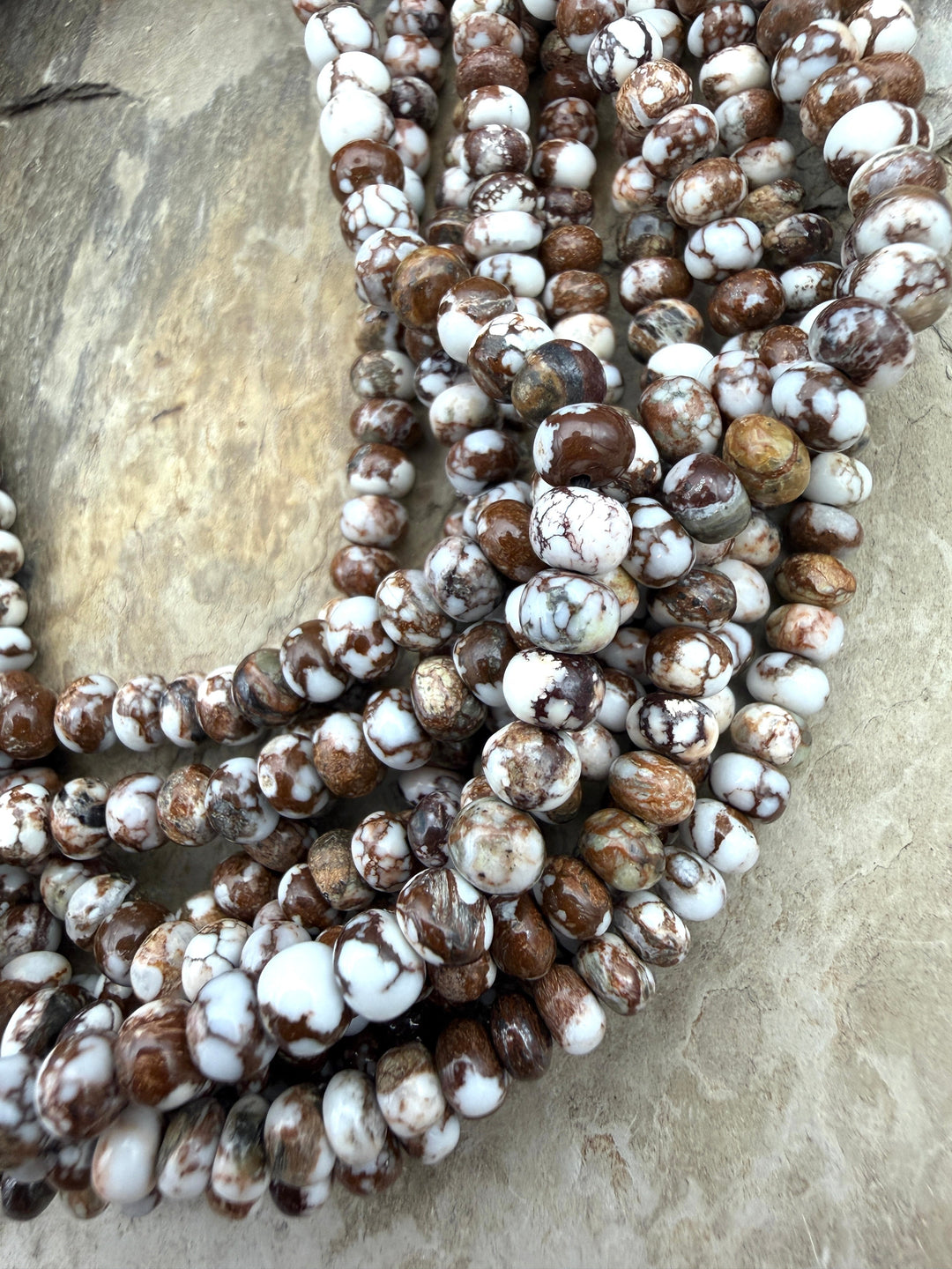 RARE AAA+ Arizona Wild Horse Small Rondelle Beads 5mm (More