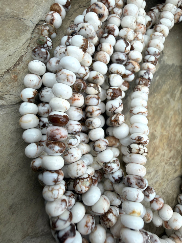 RARE AAA+ Arizona Wild Horse Small Rondelle Beads 5mm (More