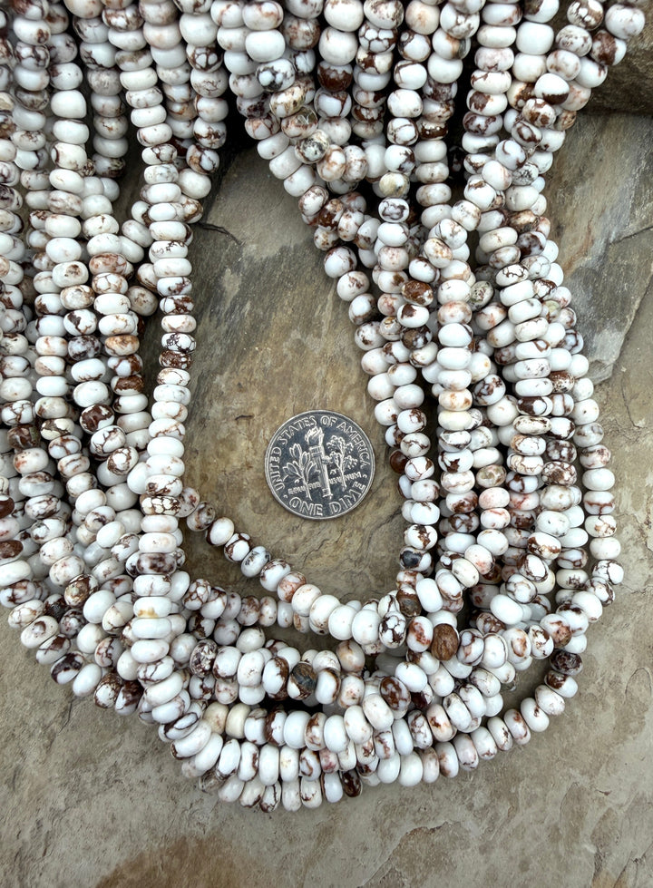 RARE AAA+ Arizona Wild Horse Small Rondelle Beads 5mm (More