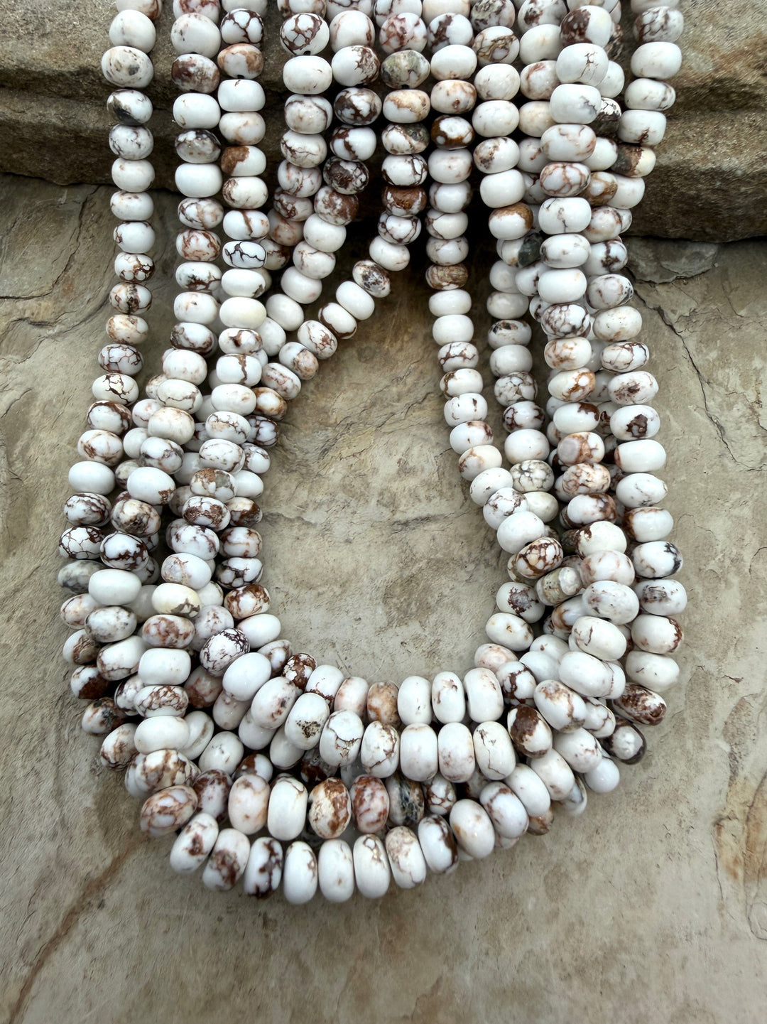 RARE AAA+ Arizona Wild Horse Small Rondelle Beads 6mm (More