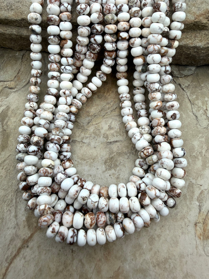 RARE AAA+ Arizona Wild Horse Small Rondelle Beads 6mm (More