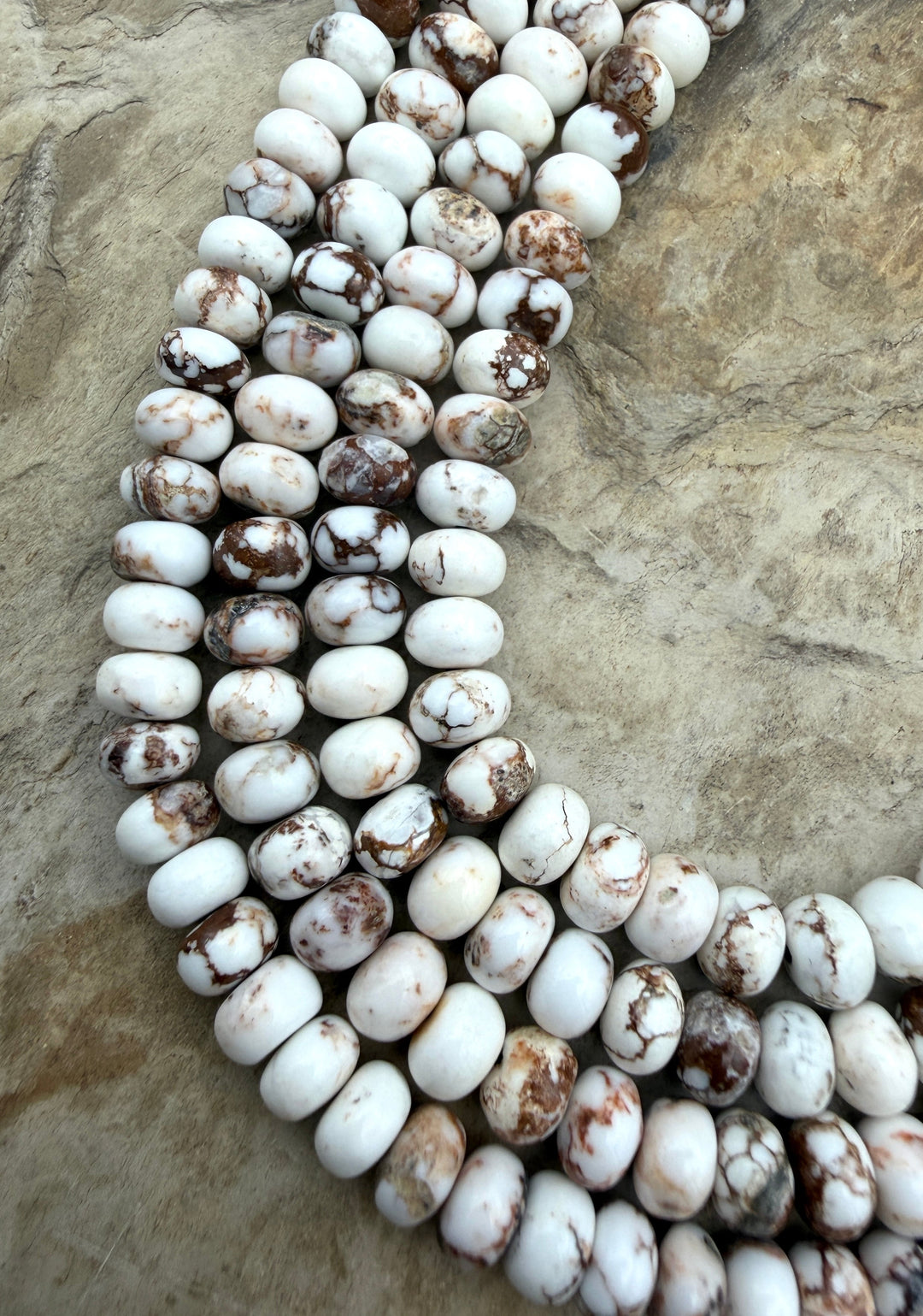 RARE AAA+ Arizona Wild Horse Small Rondelle Beads 6mm (More