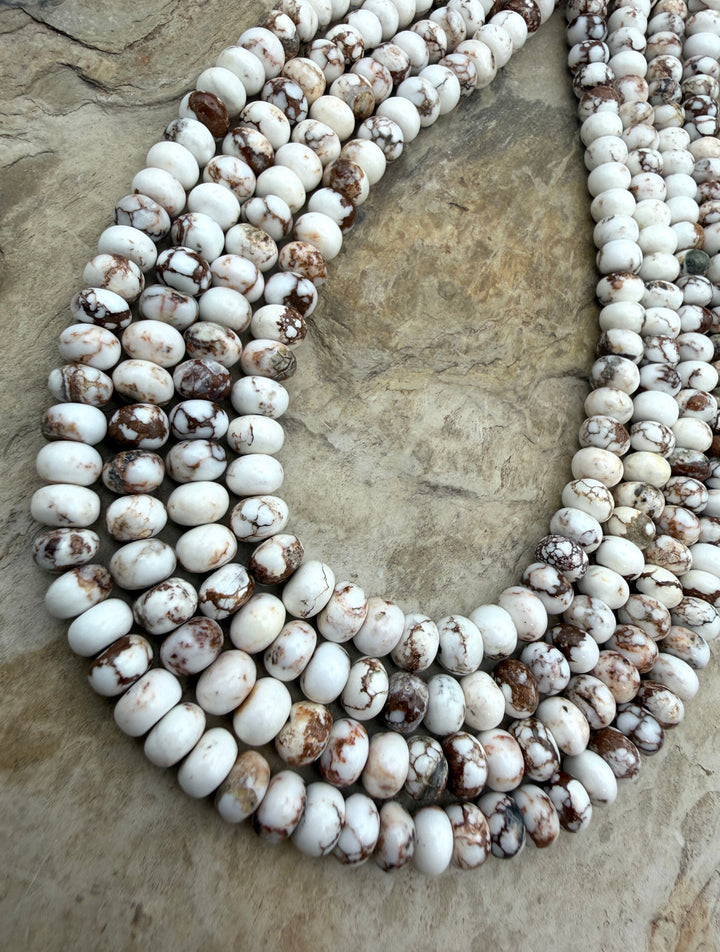 RARE AAA+ Arizona Wild Horse Small Rondelle Beads 6mm (More
