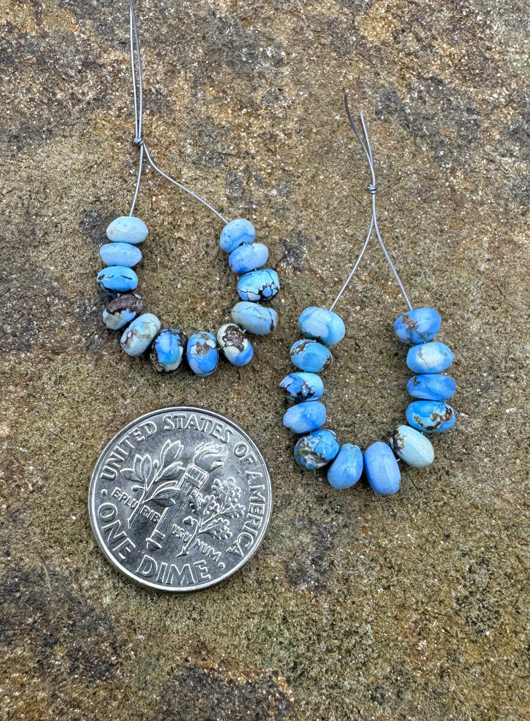 RARE AAA+ Golden Hills Turquoise (Kazakhstan) 4mm Handcut