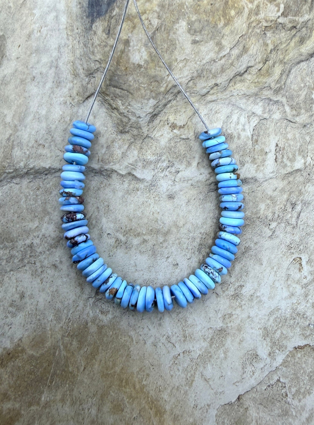 RARE AAA+ Golden Hills Turquoise (Kazakhstan) Button Beads