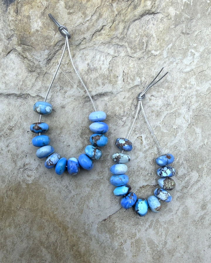 RARE AAA+ Golden Hills Turquoise (Kazakhstan) Handcut 4-5mm