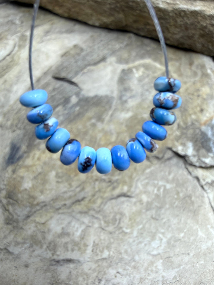RARE AAA+ Golden Hills Turquoise (Kazakhstan) Handcut 4mm