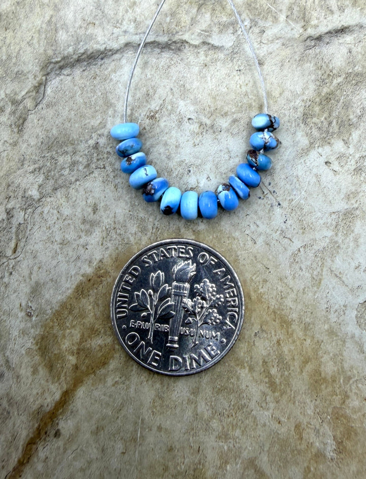 RARE AAA+ Golden Hills Turquoise (Kazakhstan) Handcut 4mm