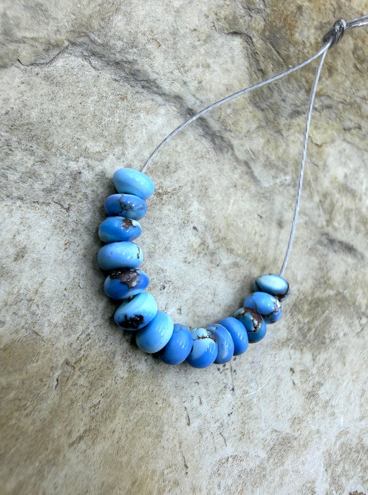 RARE AAA+ Golden Hills Turquoise (Kazakhstan) Handcut 4mm
