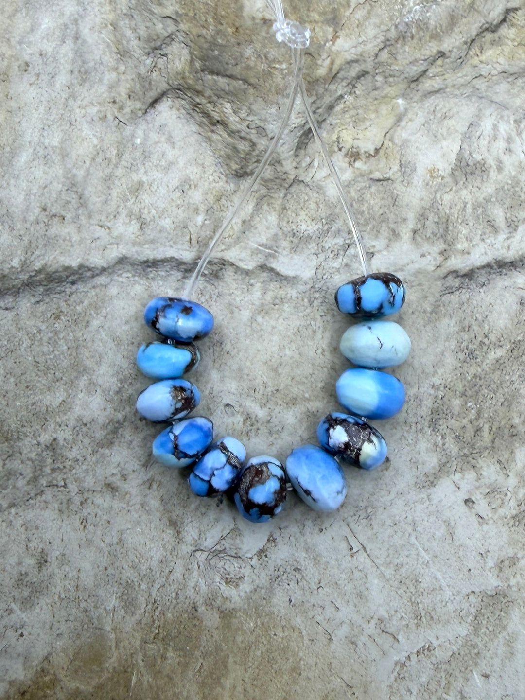 RARE AAA+ Golden Hills Turquoise (Kazakhstan) Handcut 5mm