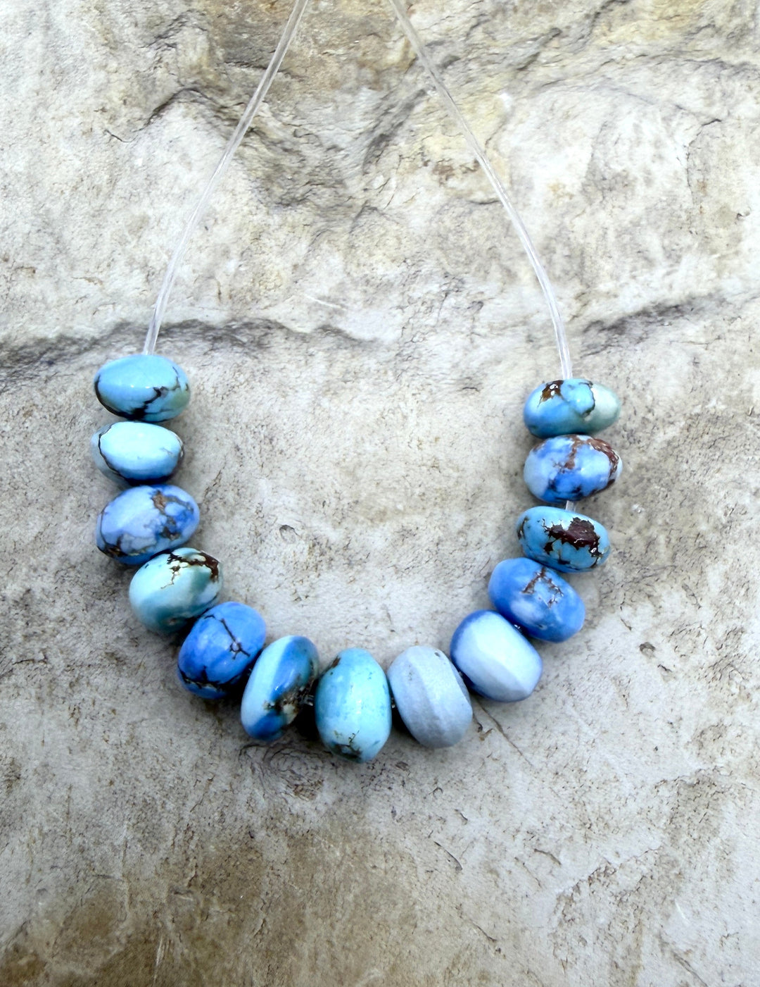 RARE AAA+ Golden Hills Turquoise (Kazakhstan) Handcut 5mm